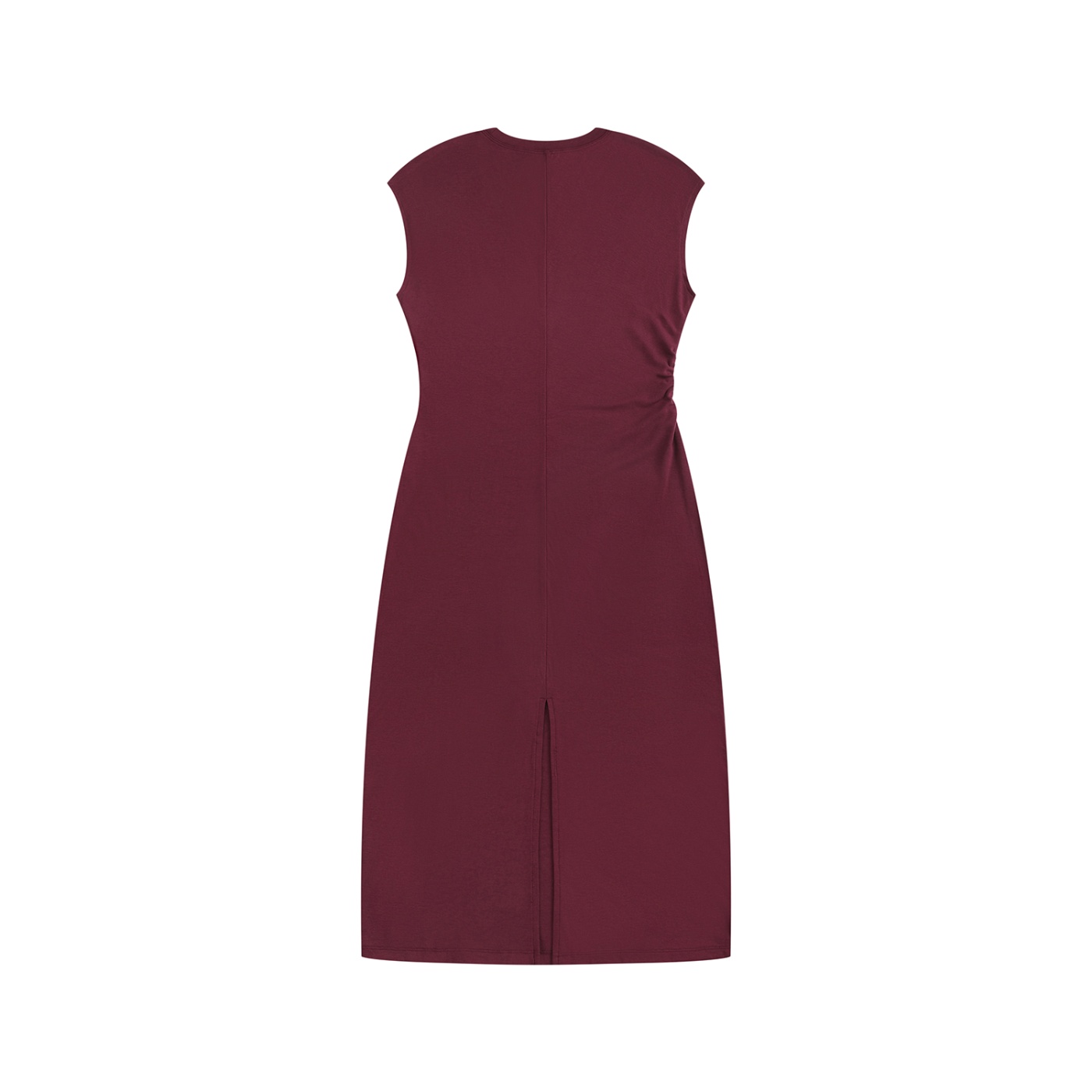 Women’s Ruched Sleeveless Dress - Image 2